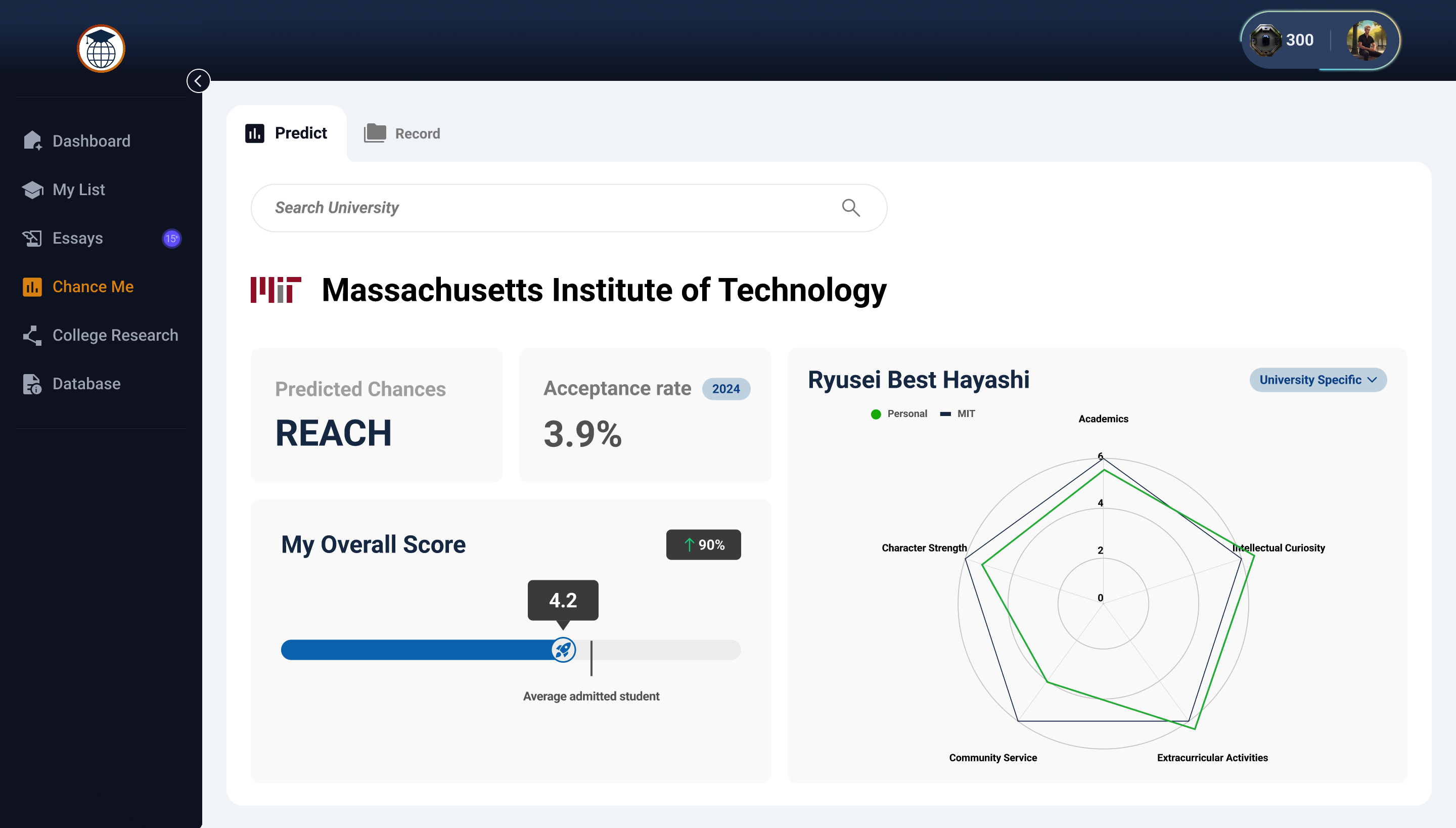 screenshot of Reach Best